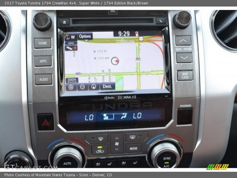 Super White / 1794 Edition Black/Brown 2017 Toyota Tundra 1794 CrewMax 4x4