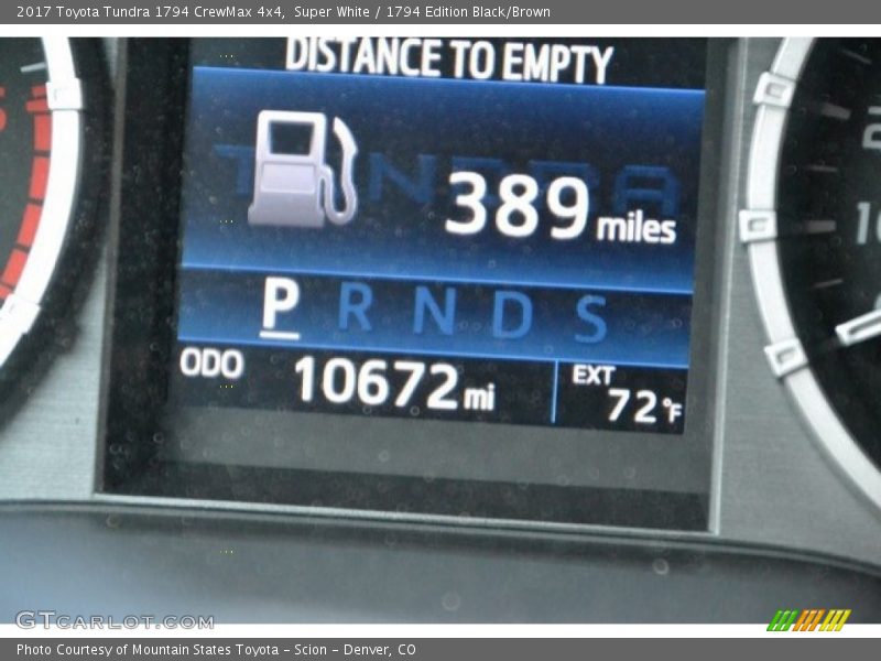 Super White / 1794 Edition Black/Brown 2017 Toyota Tundra 1794 CrewMax 4x4