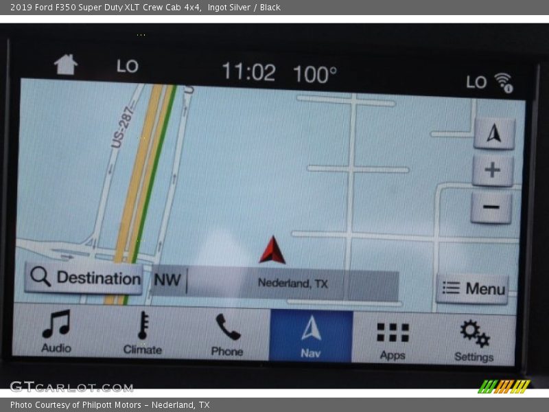 Ingot Silver / Black 2019 Ford F350 Super Duty XLT Crew Cab 4x4