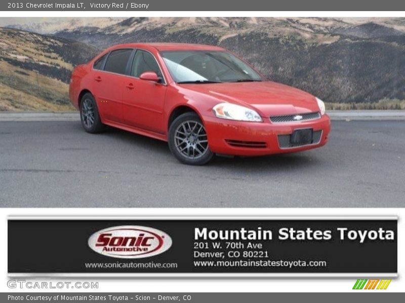 Victory Red / Ebony 2013 Chevrolet Impala LT