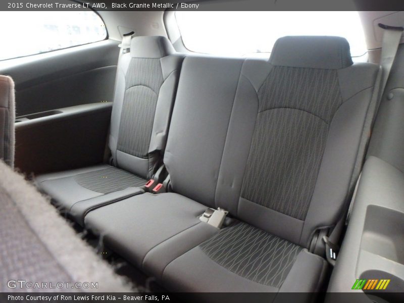 Black Granite Metallic / Ebony 2015 Chevrolet Traverse LT AWD