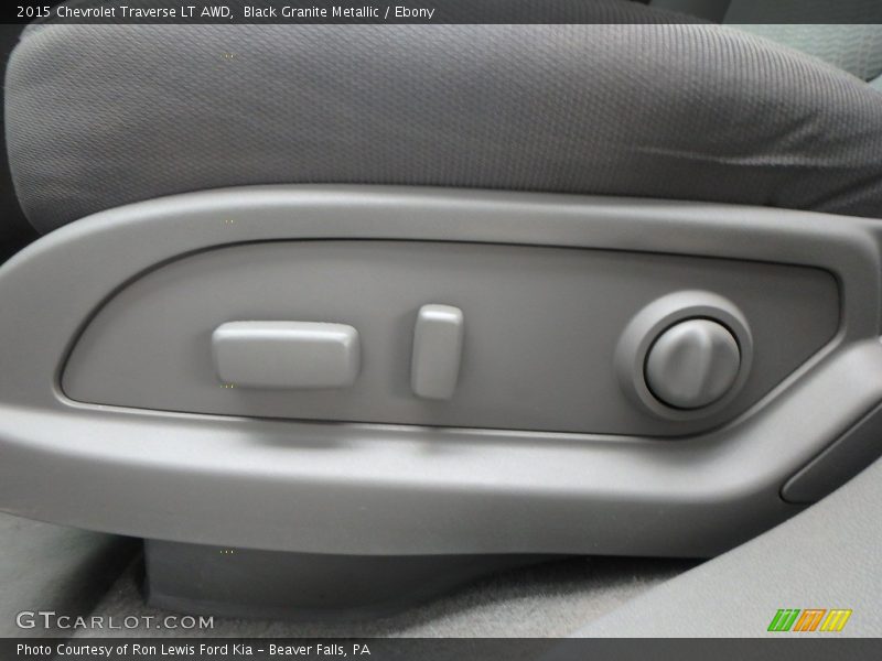 Black Granite Metallic / Ebony 2015 Chevrolet Traverse LT AWD
