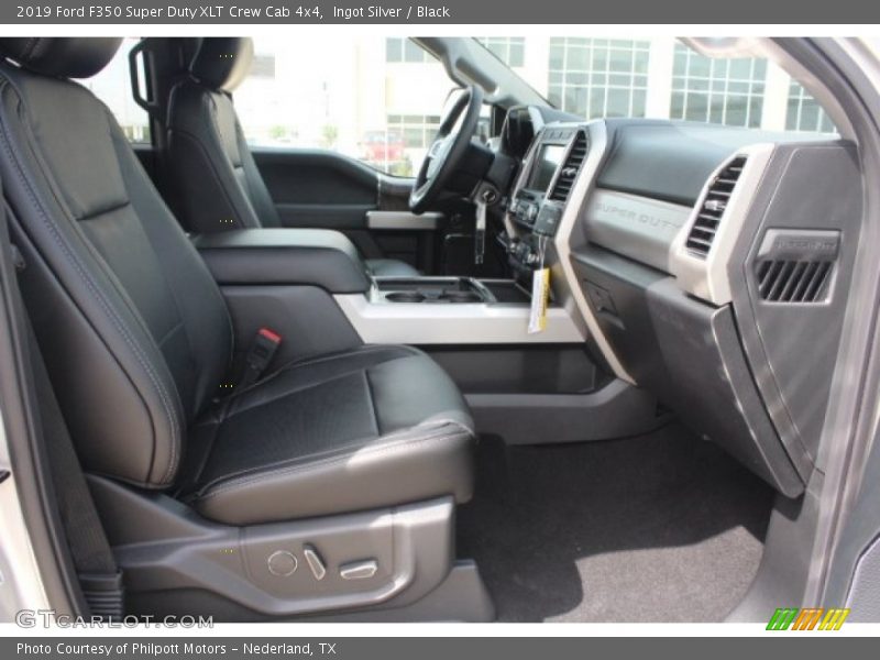 Ingot Silver / Black 2019 Ford F350 Super Duty XLT Crew Cab 4x4