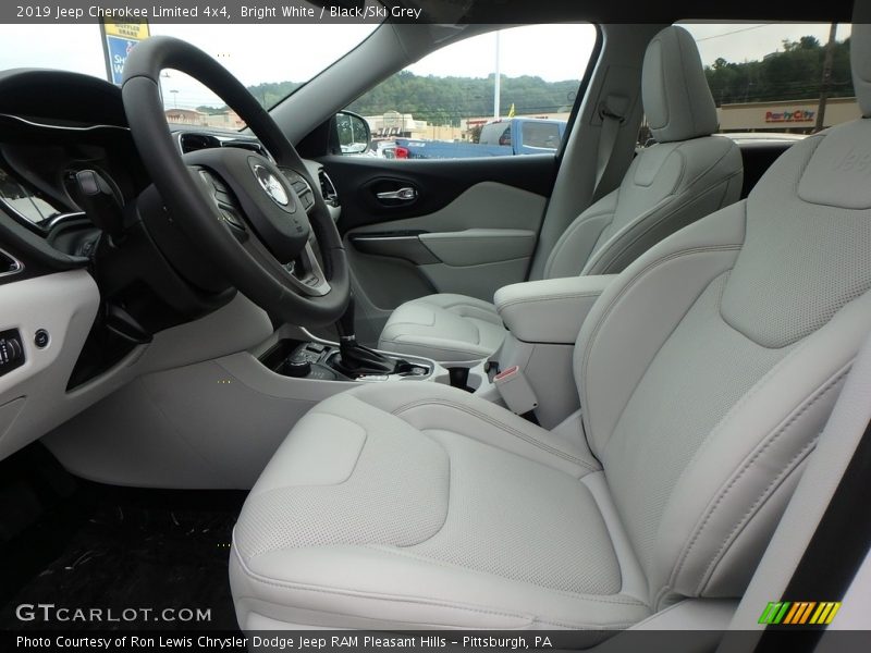 Bright White / Black/Ski Grey 2019 Jeep Cherokee Limited 4x4