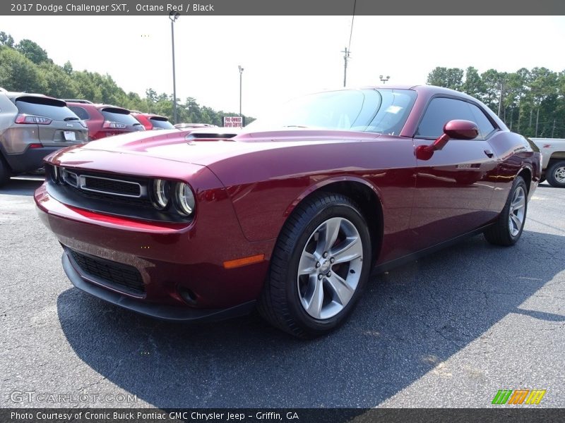 Octane Red / Black 2017 Dodge Challenger SXT