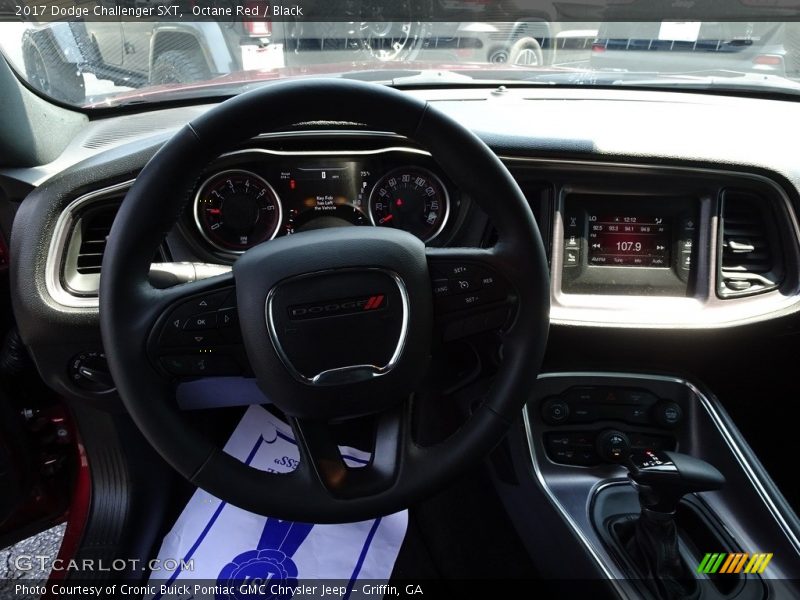 Octane Red / Black 2017 Dodge Challenger SXT
