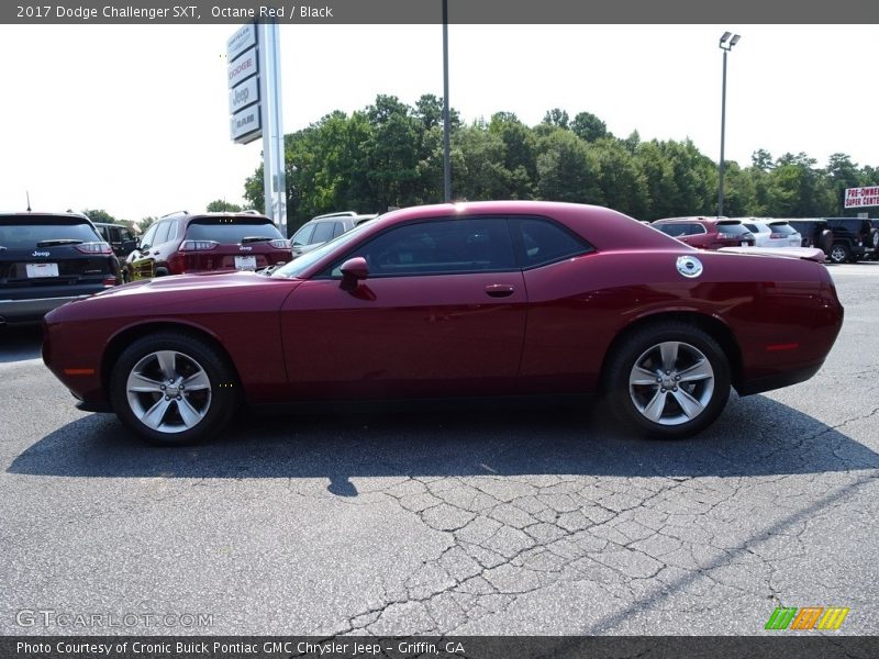 Octane Red / Black 2017 Dodge Challenger SXT