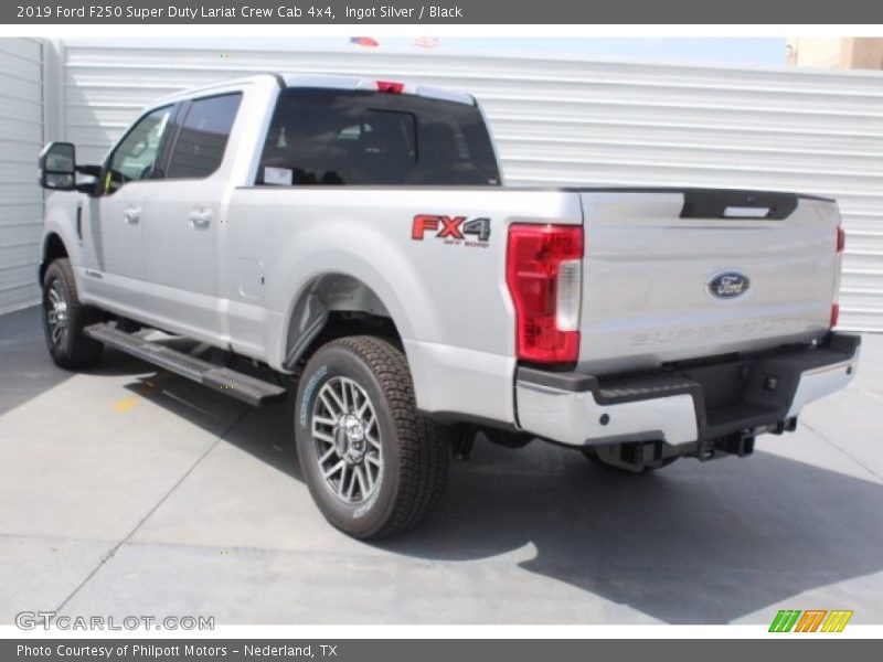 Ingot Silver / Black 2019 Ford F250 Super Duty Lariat Crew Cab 4x4