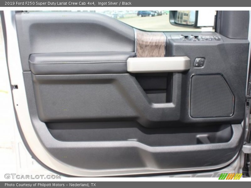 Ingot Silver / Black 2019 Ford F250 Super Duty Lariat Crew Cab 4x4