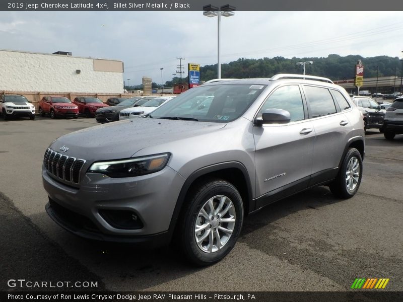 Billet Silver Metallic / Black 2019 Jeep Cherokee Latitude 4x4