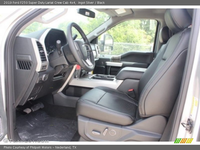 Ingot Silver / Black 2019 Ford F250 Super Duty Lariat Crew Cab 4x4