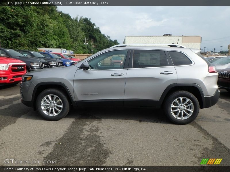 Billet Silver Metallic / Black 2019 Jeep Cherokee Latitude 4x4