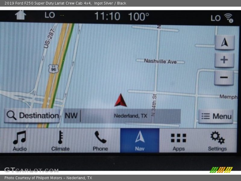 Ingot Silver / Black 2019 Ford F250 Super Duty Lariat Crew Cab 4x4