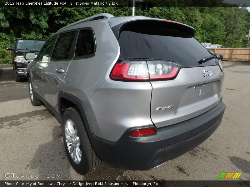 Billet Silver Metallic / Black 2019 Jeep Cherokee Latitude 4x4
