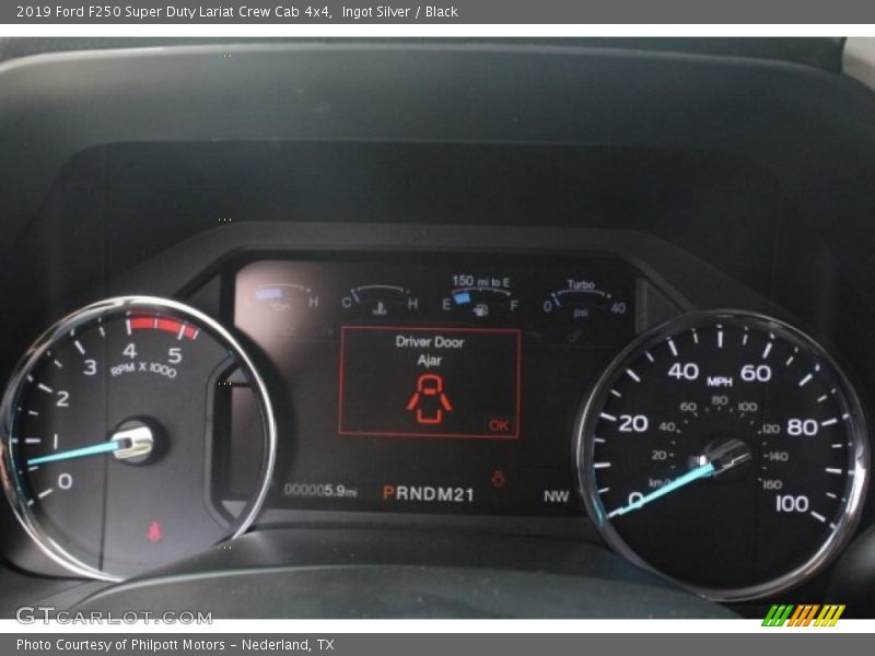 Ingot Silver / Black 2019 Ford F250 Super Duty Lariat Crew Cab 4x4