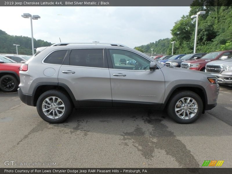 Billet Silver Metallic / Black 2019 Jeep Cherokee Latitude 4x4