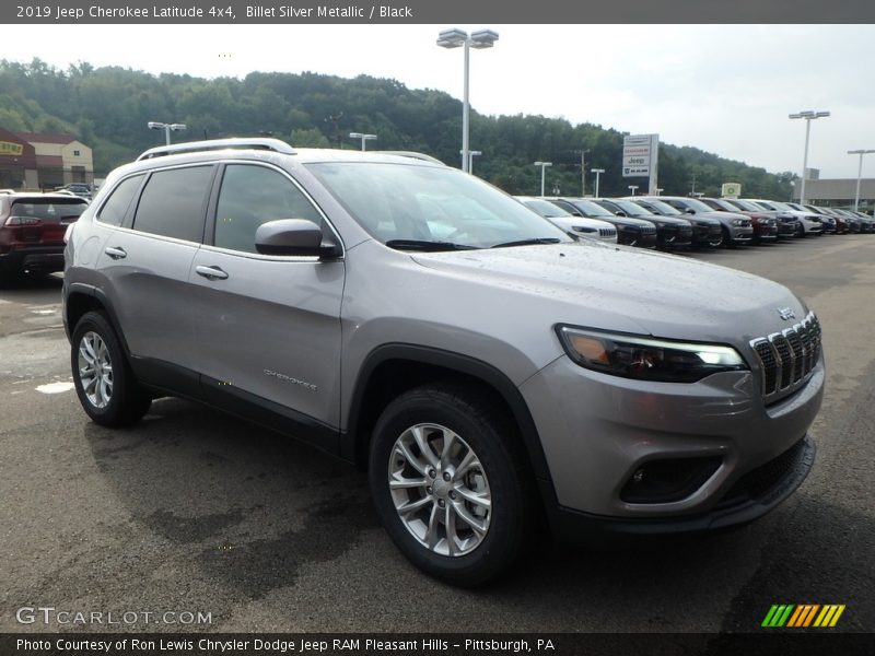 Billet Silver Metallic / Black 2019 Jeep Cherokee Latitude 4x4