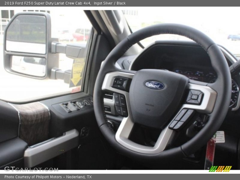 Ingot Silver / Black 2019 Ford F250 Super Duty Lariat Crew Cab 4x4
