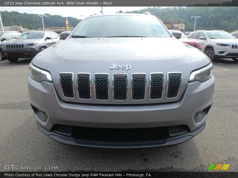 Billet Silver Metallic / Black 2019 Jeep Cherokee Latitude 4x4