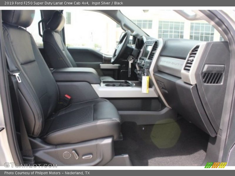 Ingot Silver / Black 2019 Ford F250 Super Duty Lariat Crew Cab 4x4