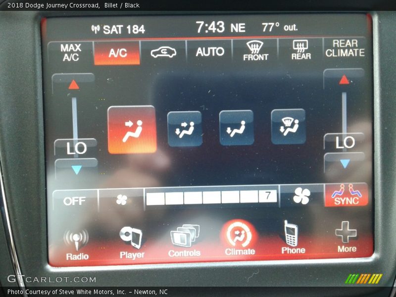 Billet / Black 2018 Dodge Journey Crossroad