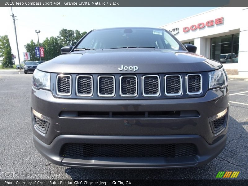 Granite Crystal Metallic / Black 2018 Jeep Compass Sport 4x4