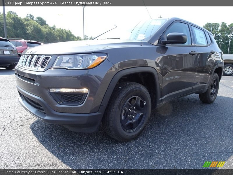 Granite Crystal Metallic / Black 2018 Jeep Compass Sport 4x4