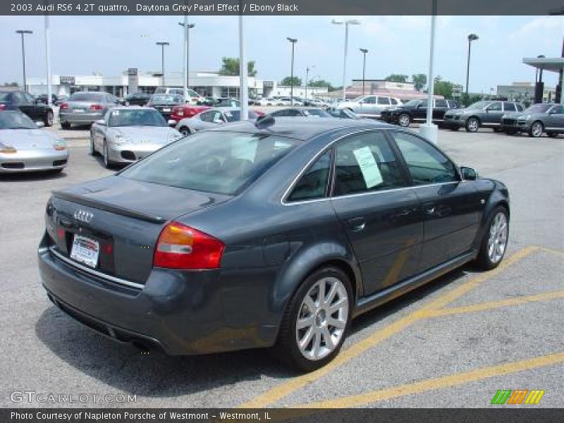 Daytona Grey Pearl Effect / Ebony Black 2003 Audi RS6 4.2T quattro