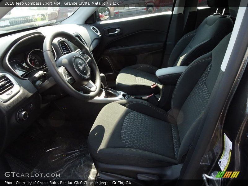 Granite Crystal Metallic / Black 2018 Jeep Compass Sport 4x4