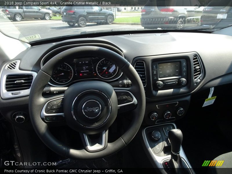 Granite Crystal Metallic / Black 2018 Jeep Compass Sport 4x4