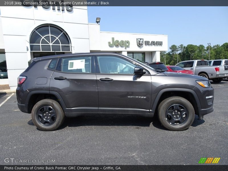Granite Crystal Metallic / Black 2018 Jeep Compass Sport 4x4