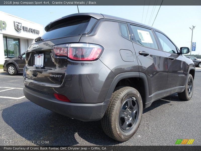 Granite Crystal Metallic / Black 2018 Jeep Compass Sport 4x4