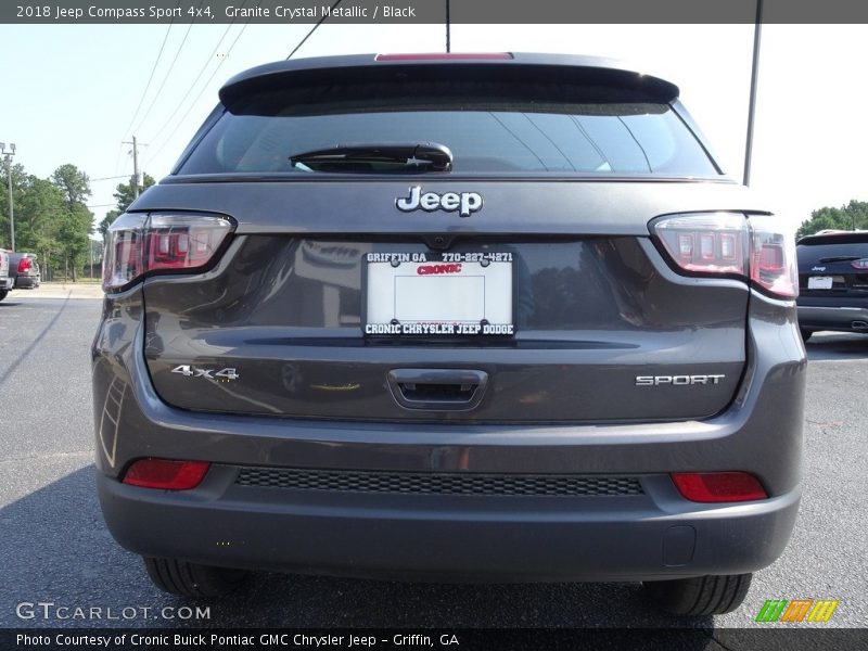 Granite Crystal Metallic / Black 2018 Jeep Compass Sport 4x4
