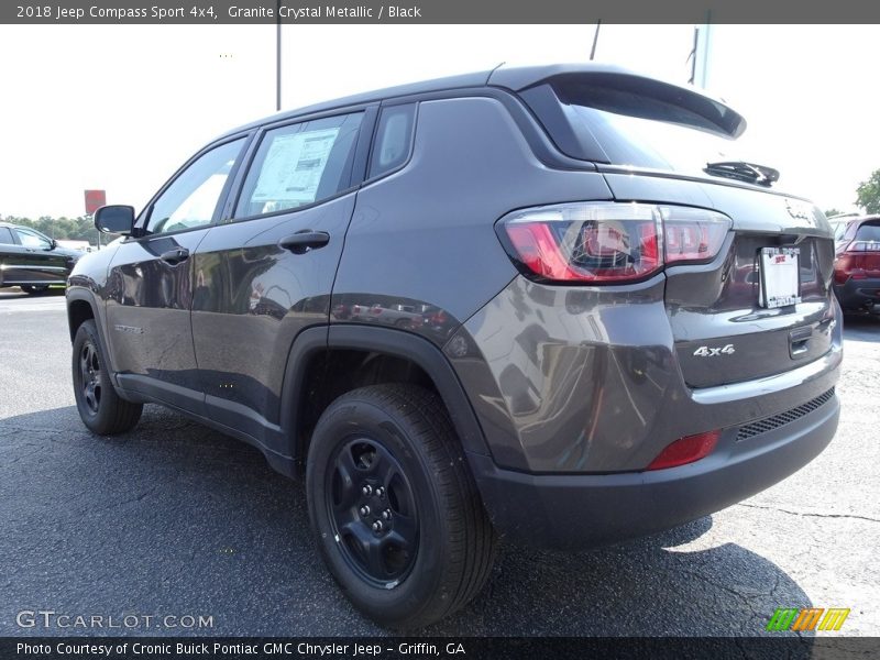 Granite Crystal Metallic / Black 2018 Jeep Compass Sport 4x4