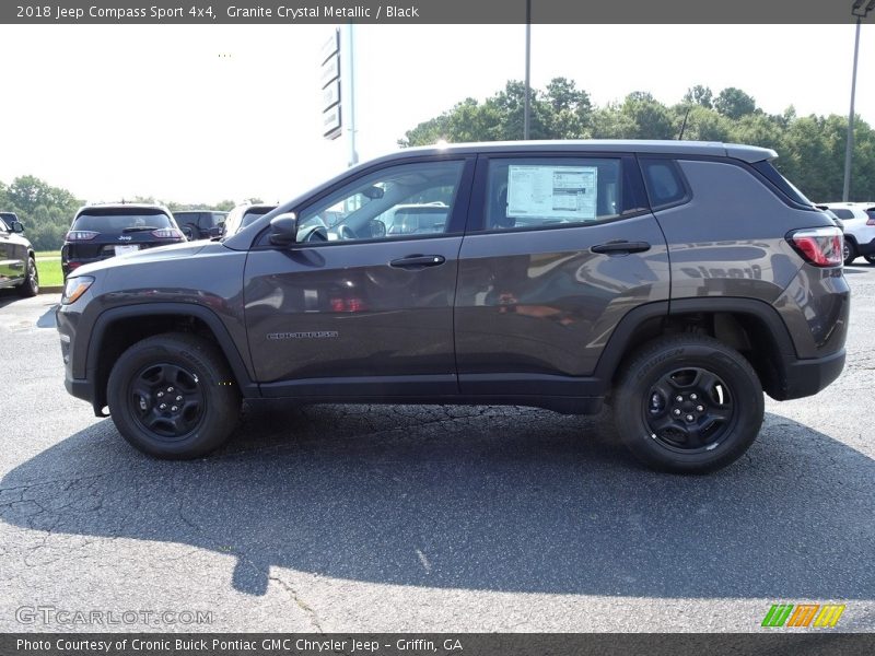 Granite Crystal Metallic / Black 2018 Jeep Compass Sport 4x4