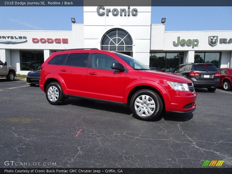 Redline / Black 2018 Dodge Journey SE