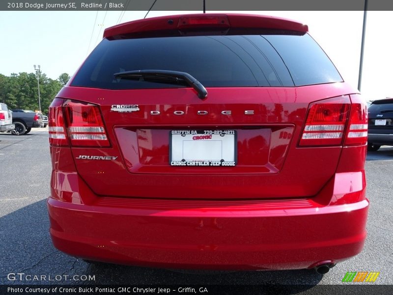Redline / Black 2018 Dodge Journey SE