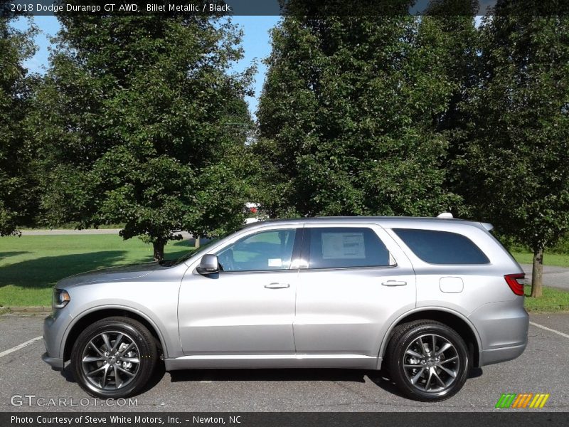 Billet Metallic / Black 2018 Dodge Durango GT AWD