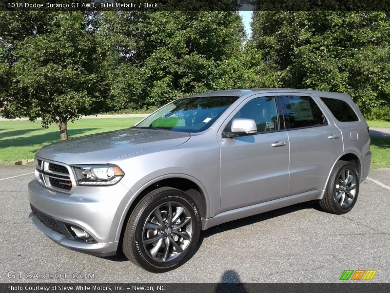 Billet Metallic / Black 2018 Dodge Durango GT AWD