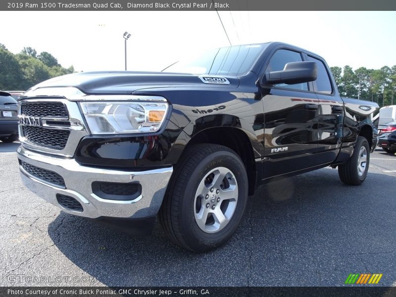 Diamond Black Crystal Pearl / Black 2019 Ram 1500 Tradesman Quad Cab