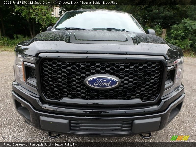 Shadow Black / Special Edition Black/Red 2018 Ford F150 XLT SuperCrew 4x4