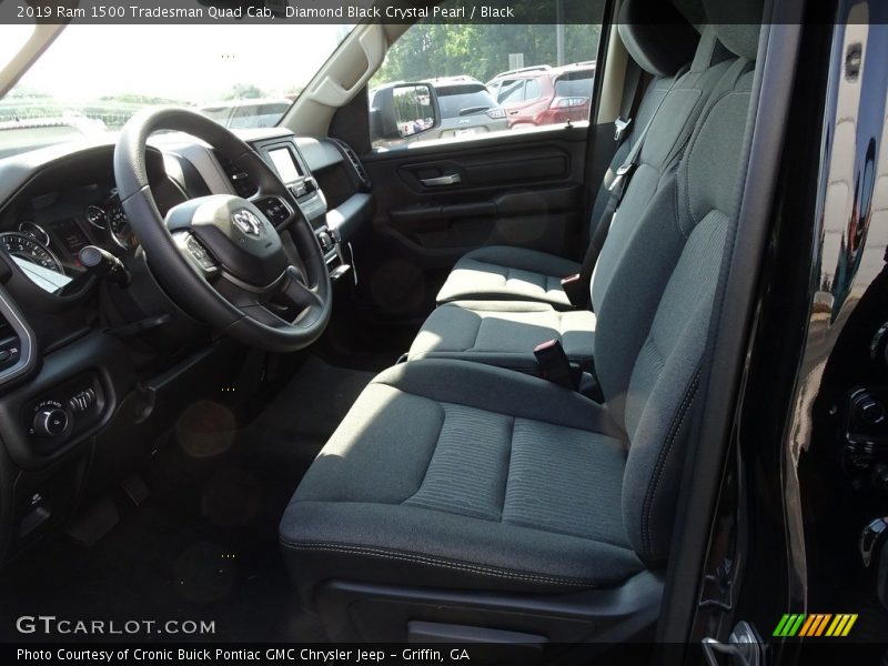 Diamond Black Crystal Pearl / Black 2019 Ram 1500 Tradesman Quad Cab