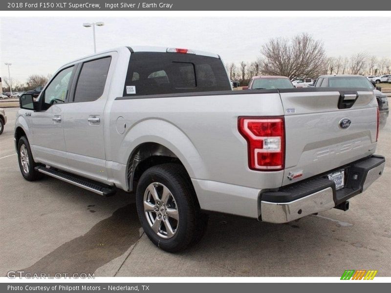 Ingot Silver / Earth Gray 2018 Ford F150 XLT SuperCrew
