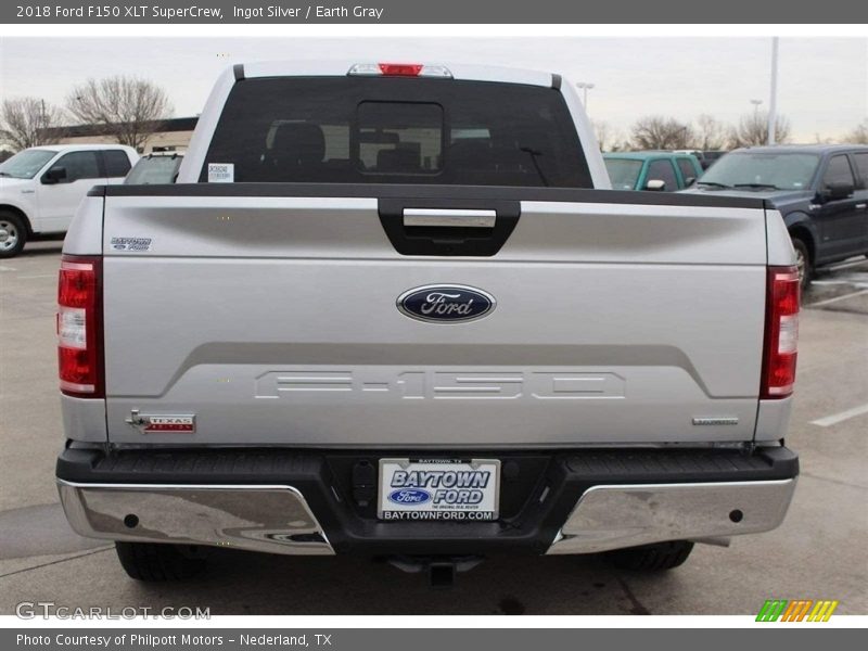 Ingot Silver / Earth Gray 2018 Ford F150 XLT SuperCrew