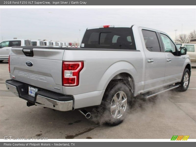 Ingot Silver / Earth Gray 2018 Ford F150 XLT SuperCrew