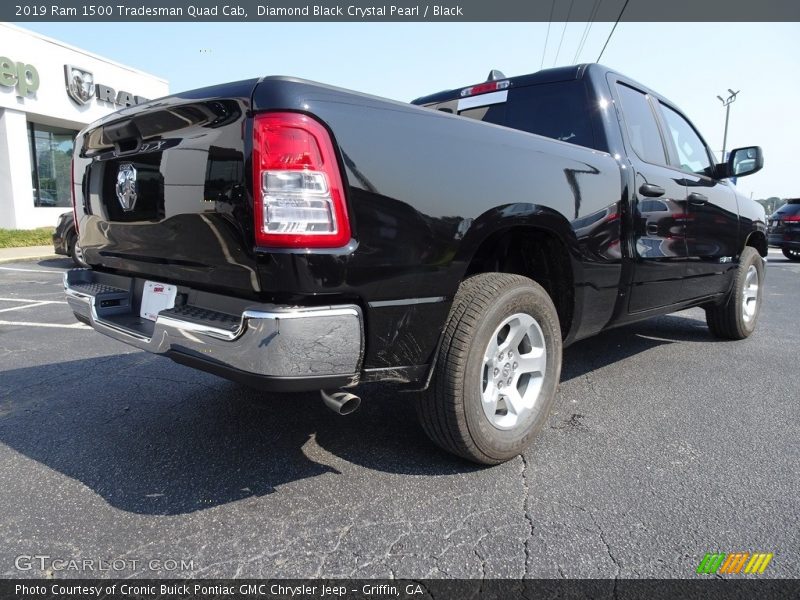 Diamond Black Crystal Pearl / Black 2019 Ram 1500 Tradesman Quad Cab