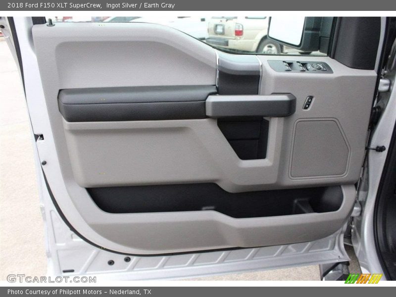 Ingot Silver / Earth Gray 2018 Ford F150 XLT SuperCrew