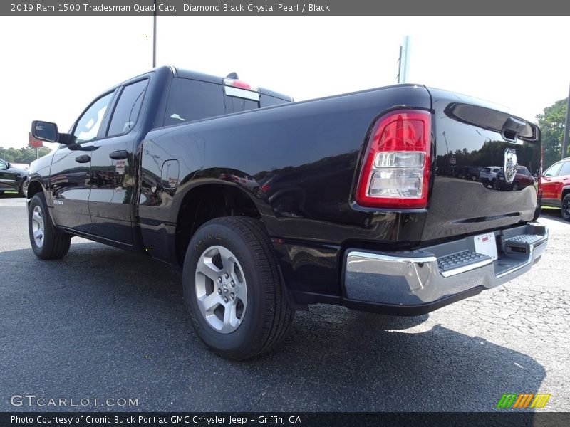 Diamond Black Crystal Pearl / Black 2019 Ram 1500 Tradesman Quad Cab