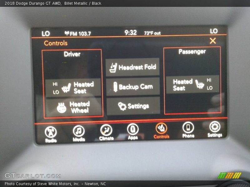 Billet Metallic / Black 2018 Dodge Durango GT AWD