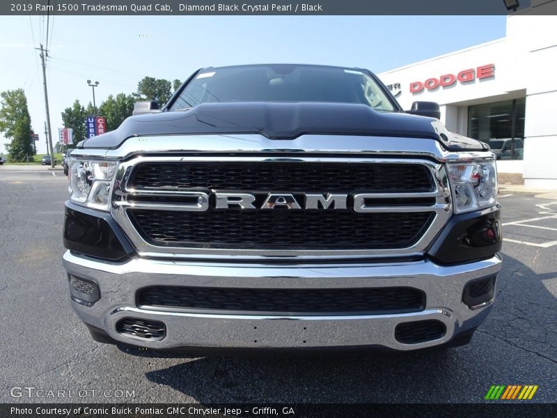 Diamond Black Crystal Pearl / Black 2019 Ram 1500 Tradesman Quad Cab